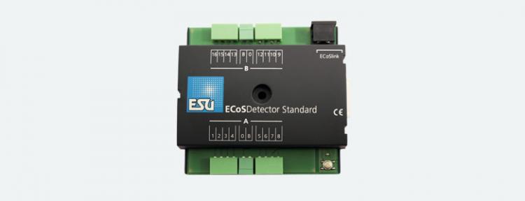 50096 ESU ECoSDetector Standard Rückmeldemodul für 3-Leiteranlagen. 16 Digitale Inputs. OPTO