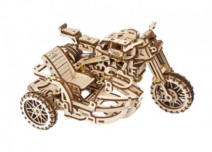 Ugears Scrambler UGR-10 motor met zijspan