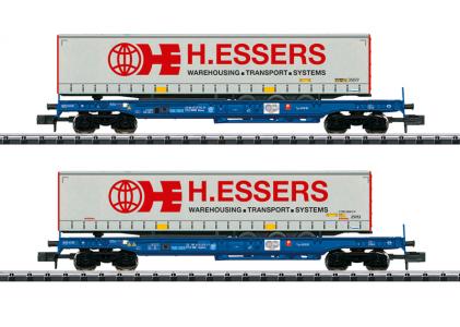 18711 Minitrix N Taschenwagen-Set Sdgmss H. Essers