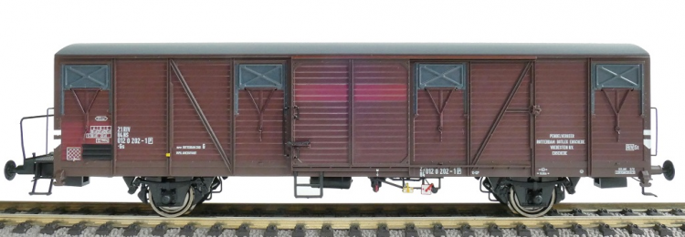 20781 Exact-Train NS Gbs Vredestein meerkleurige achtergrond en opschrift