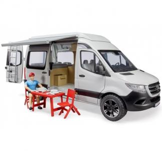 02672 Bruder Mercedes Benz Camper met toebehoren 1:16