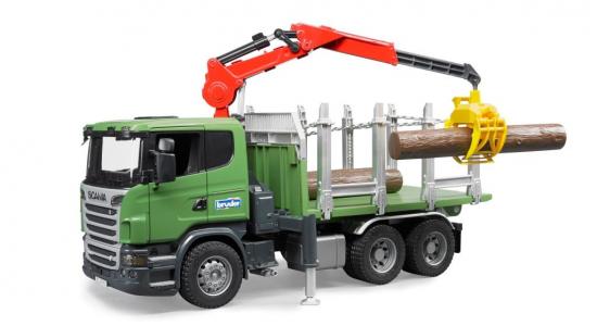03524 Bruder SCANIA Houttransporter met boomstammen 1:16