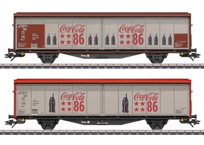 48345 Marklin Set schuifwandwagens Hbbills Coca-Cola