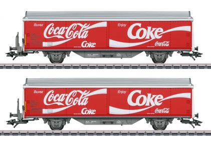 48344 Marklin Set schuifwandwagens Hbils-vy Coca-Cola