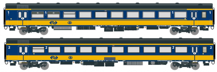 11020 Exact-Train Set NS ICRm rijtuigen Benelux "Amsterdam/Brussel" VI