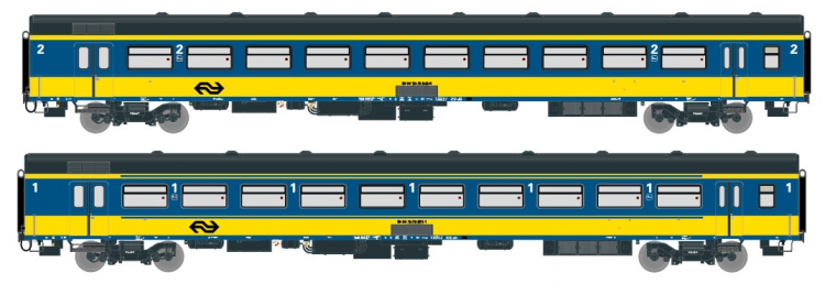 11061 Exact-Train Set NS ICR rijtuigen "Internationaal" IV