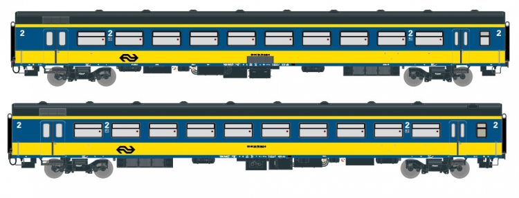 11062 Exact-Train Set NS ICR rijtuigen "Internationaal" IV