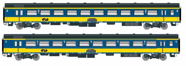 11063 Exact-Train Set NS ICR rijtuigen "Internationaal" IV