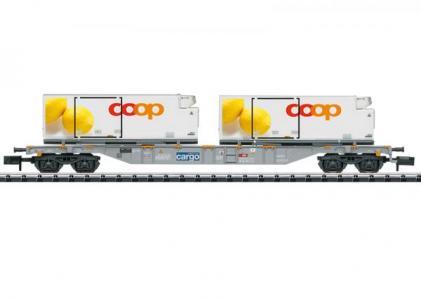 15492 Minitrix N Containerwagen "Coop" SBB Cargo