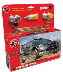 55302 AirFix Giftset Ford Fiesta WRC 1:32 Met verf, lijm & kwast HUMBROL