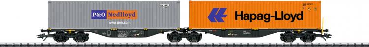 47807 Marklin Dubbele containerwagen Sggrss 80 RailReLease B.V. Raillogix