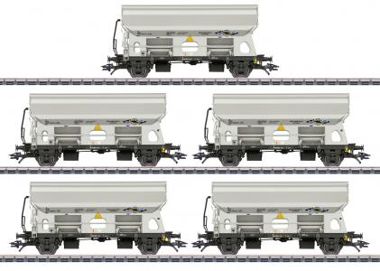 46306 Marklin 5-delige set zwenkdakwagens NS/ Armita