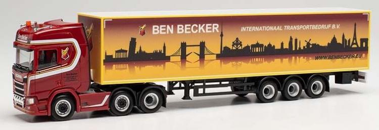 314091 Herpa Scania CR 20 HD 6x2 G.Sz. Ben Becker (NL) 1:87