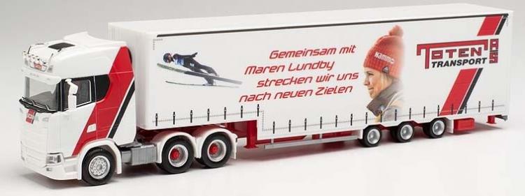 313988 Herpa Scania CS 20 HD 6x4 M.Sz. Toten Transport / Maren Lundby 1:87