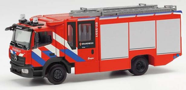 096836 Herpa Mercedes Benz Atego Ziegler Z-Cab Brandweer Zevenaar (NL) 1:87