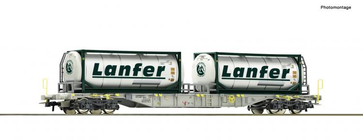 77342 Roco Containerdraagwagen "LANFER" AAE
