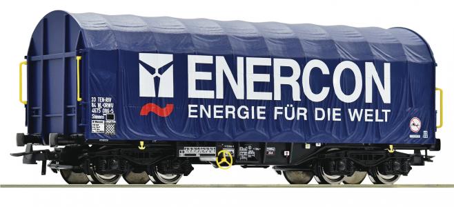 76448 Roco Schiebeplanenwagen ENERCON