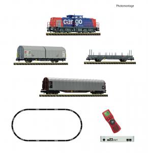 931903 Fleischmann N z21 Startset Diesellok BR 203 met goederentrein SBB Cargo, DCC Sound