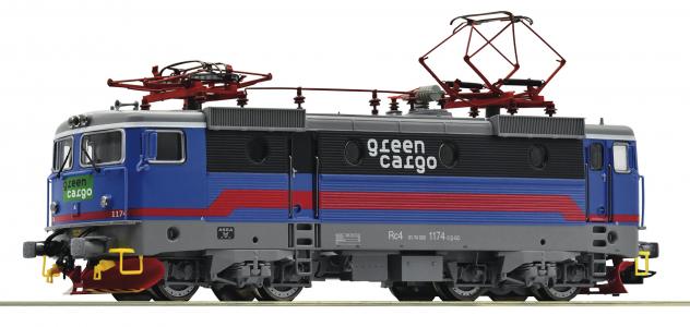 70457 Roco E-lok Rc4 1174 Green Cargo SJ