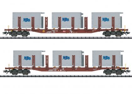 24141 Trix Set rongenwagens "badsystemen" DB