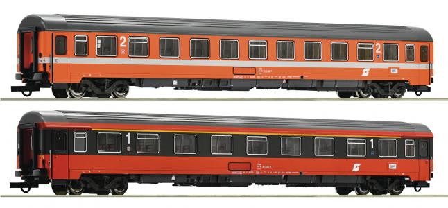 74045 Roco 2-delige set rijtuigen Set 3: EC 60 „Maria Theresia“ ÖBB