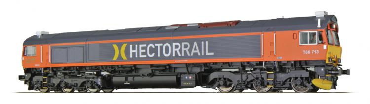31284 ESU Diesellocomotief Class 77, Hectorrail T66 713 Sound + rook DC / AC	