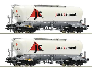 76146 Roco Set Silowagens „Jura Cement“ Wascosa