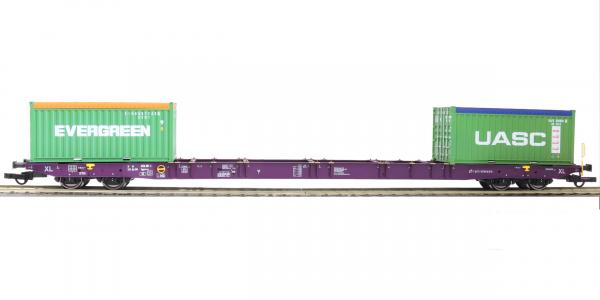 96010076 Igra Model Sggnss-XL Railrelease Evergreen + UASC Open Top