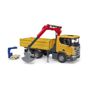 03551 Bruder Scania met kraan 1:16