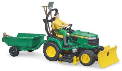 62104 Bruder John Deere Grasmaaier 1:16