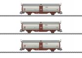 47303 Marklin Set schuifdak-/schuifwandwagens Tbis SJ