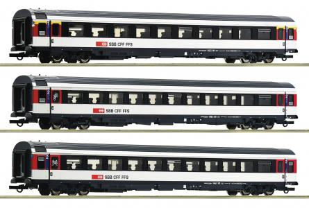 6200023 Roco 3-delige Set 2 „Bözberg Interregio“ SBB