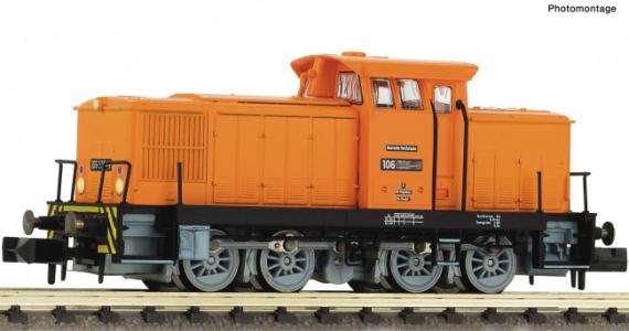 722096 Fleischmann N Dieselloc geel BR 106 362-7 DR DCC