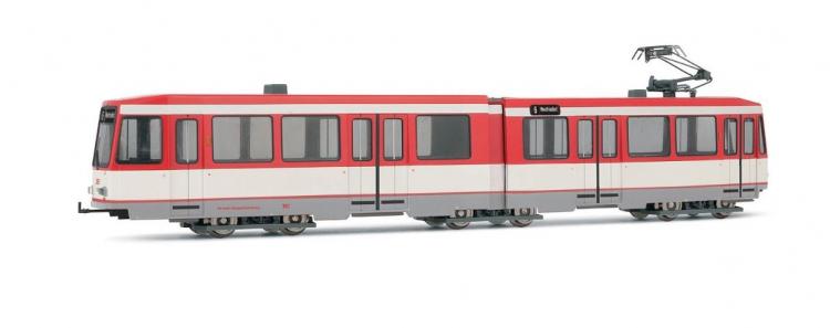 2945 Rivarossi Tram Duewag M6 (Neurenberg) rood - wit IV-V