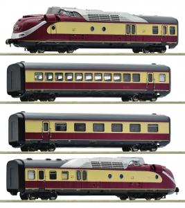 7700002 Roco 4-delig treinstel VT 11.5 BR 602 TEE DB