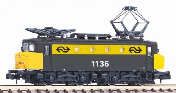 40377 Piko N E-lok Serie 1100 1136 NS Geel Grijs met Botsneus DCC Sound