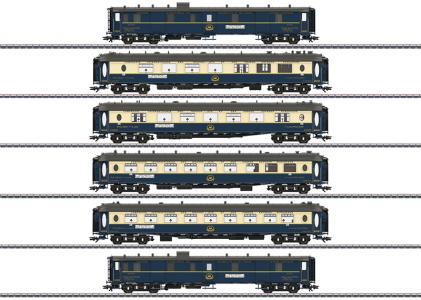 42470 Marklin Set Pullman-wagens EDELWEISS met binnenverlichting