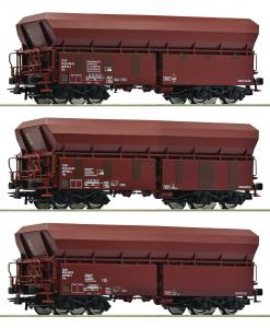 77033 Roco 3-delige set Selbstentladewagen HOLCIM