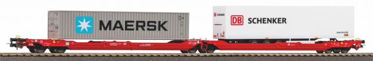 24619 Piko Taschenwagen T3000e met 1 PNO Trailer en 1 40ft Container Maersk