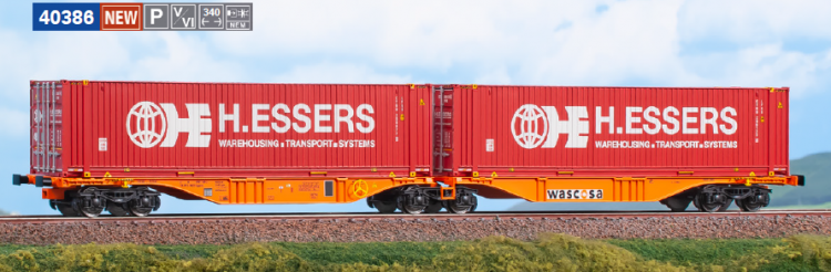 40386 ACME Containerdraagwagen Type Sggrrmss 90 Wascosa H. Essers