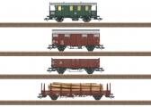 24140 Trix Set goederenwagens Nebenbahn DB III